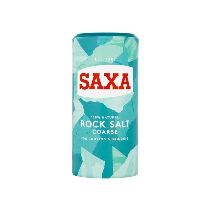 Saxa Rock Salt 6x350g