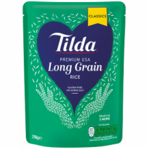 Tilda Steamed Long Grain Rice 6x250g