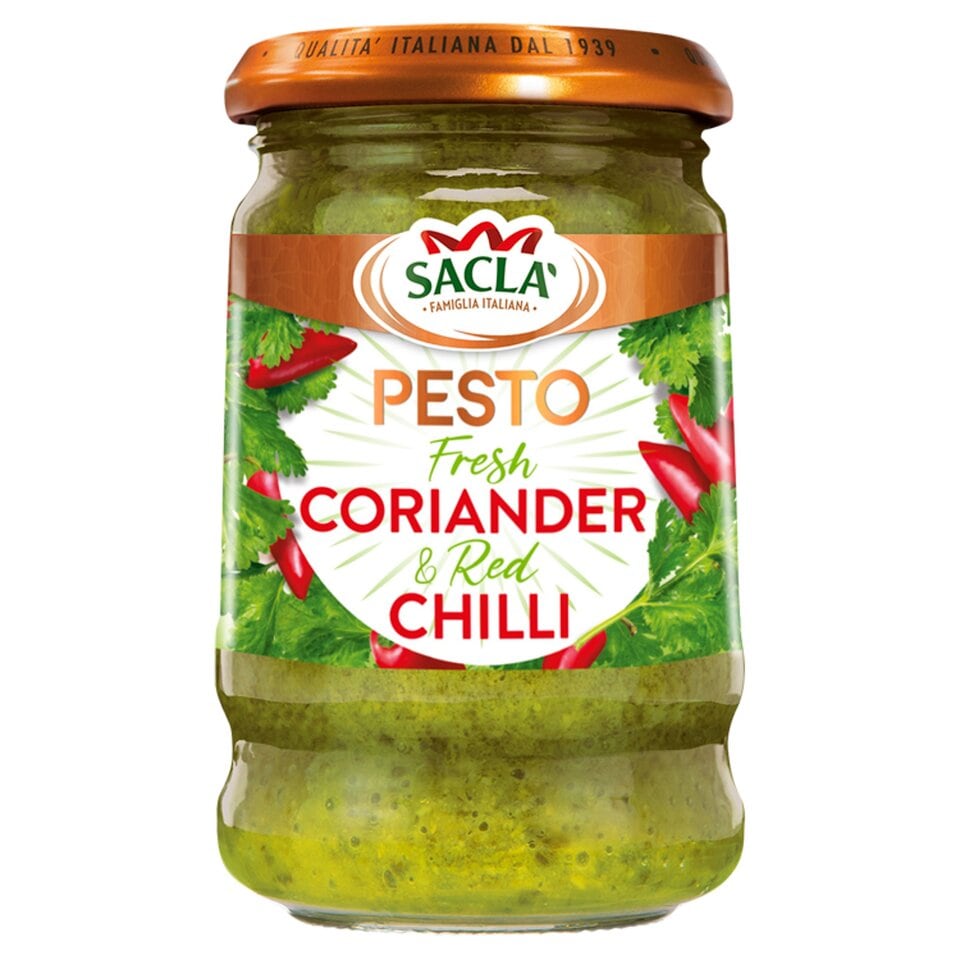 Sacla Coriander & Chiili Pesto 6x190g