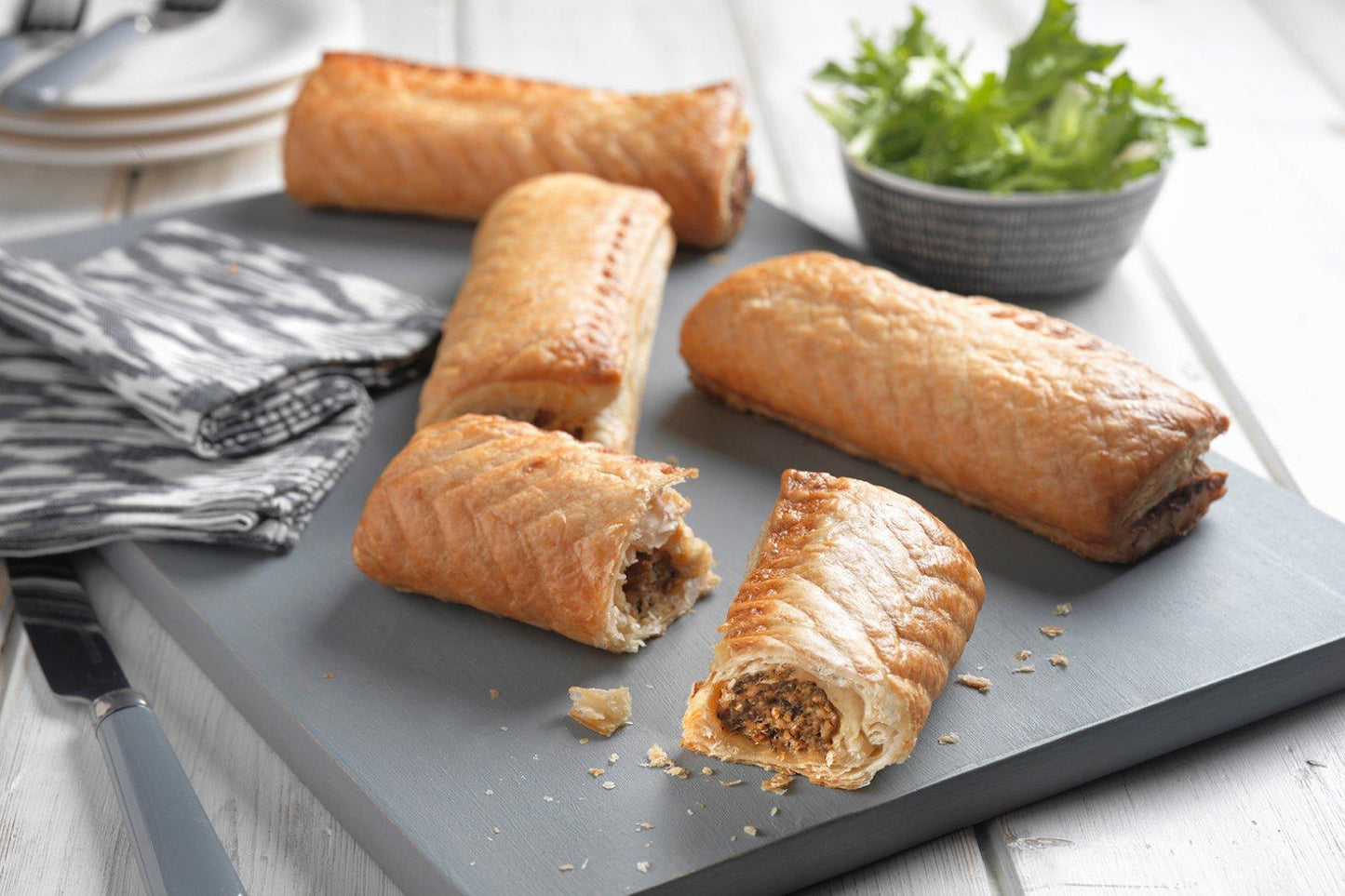 Proper Cornish 6" Vegan Roll 50 x 132g Ready Meals Asetena Pa