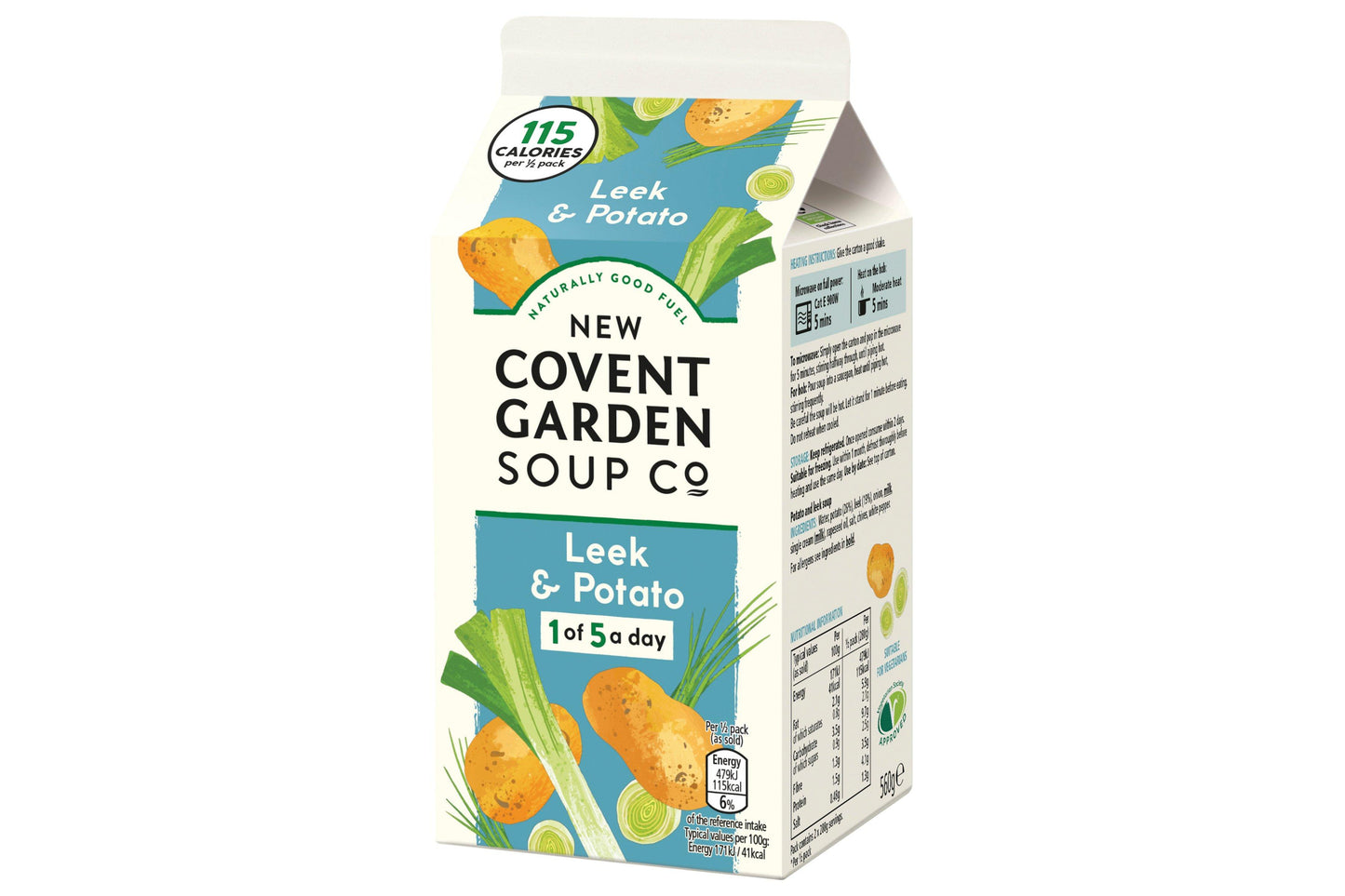 New Covent Garden Soup Co. Leek & Potato 560g 1 x 560g Ready Meals Asetena Pa