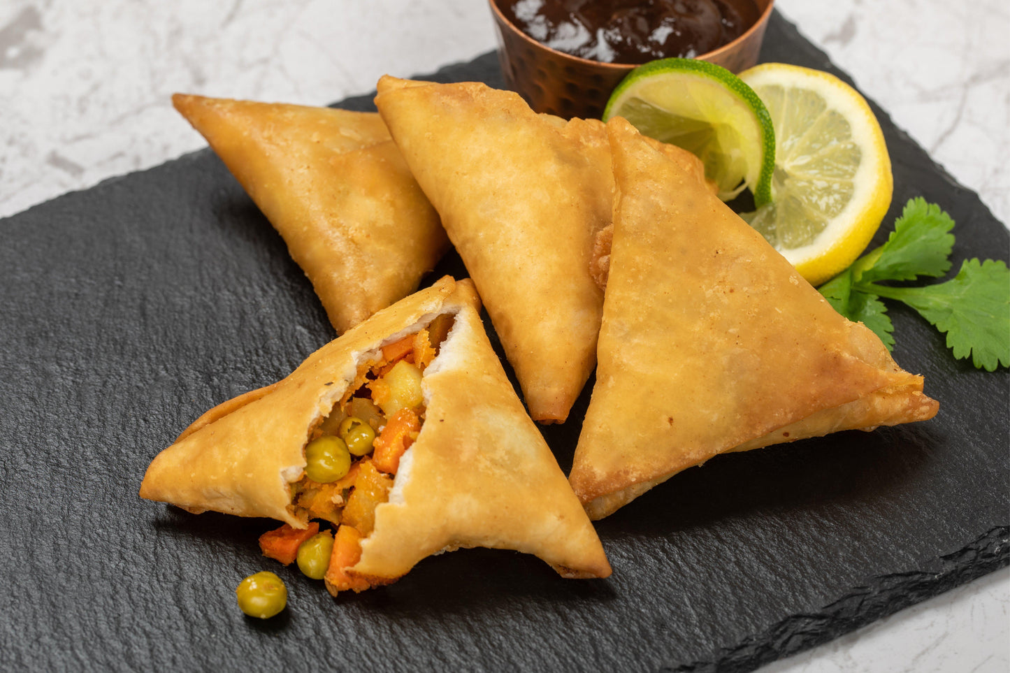 Gazebo Cuisine Vegetable Samosa 30 x 40g Ready Meals Asetena Pa