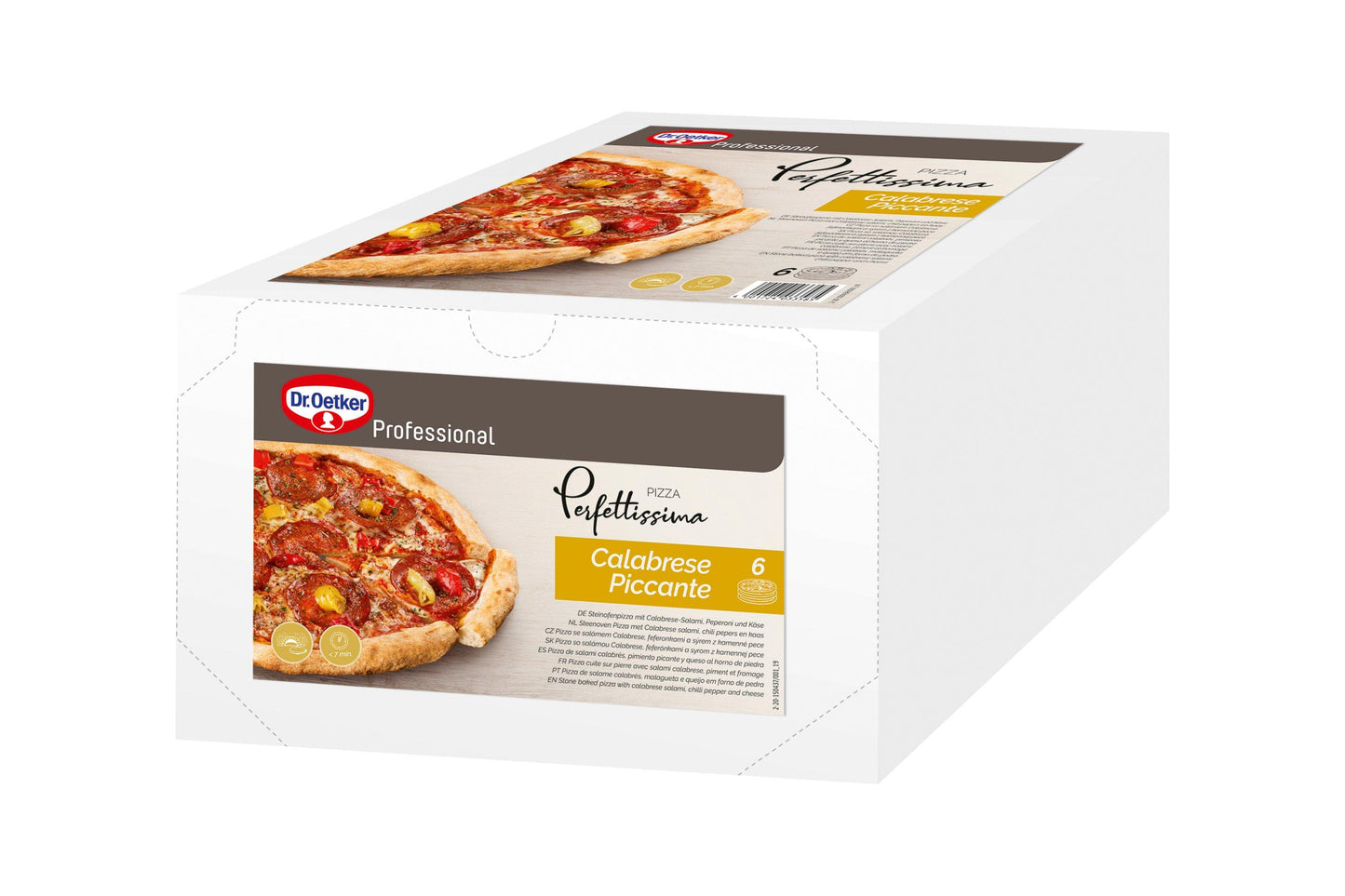 Dr. Oetker Pizza Perfettissima Spicy Calabrese Piccante 1 x 6 Ready Meals Asetena Pa