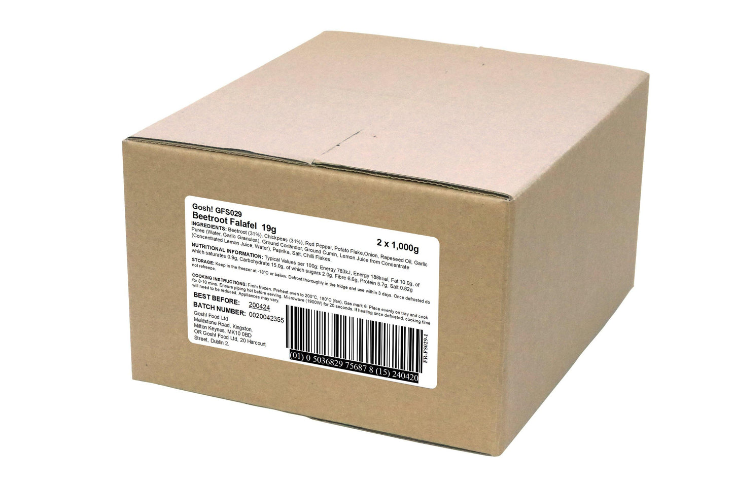 Proper Cornish Unbaked Lamb & Mint Pasty 1 x 20 Ready Meals Asetena Pa