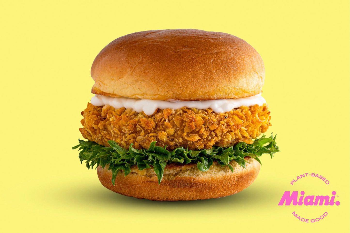 Miami Louisiana Chick'n Burger 40 x 110g Ready Meals Asetena Pa