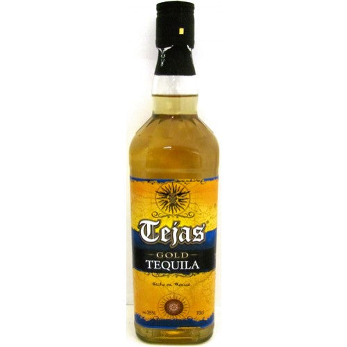 Tejas Tequila Gold 35% 70Cl × 6