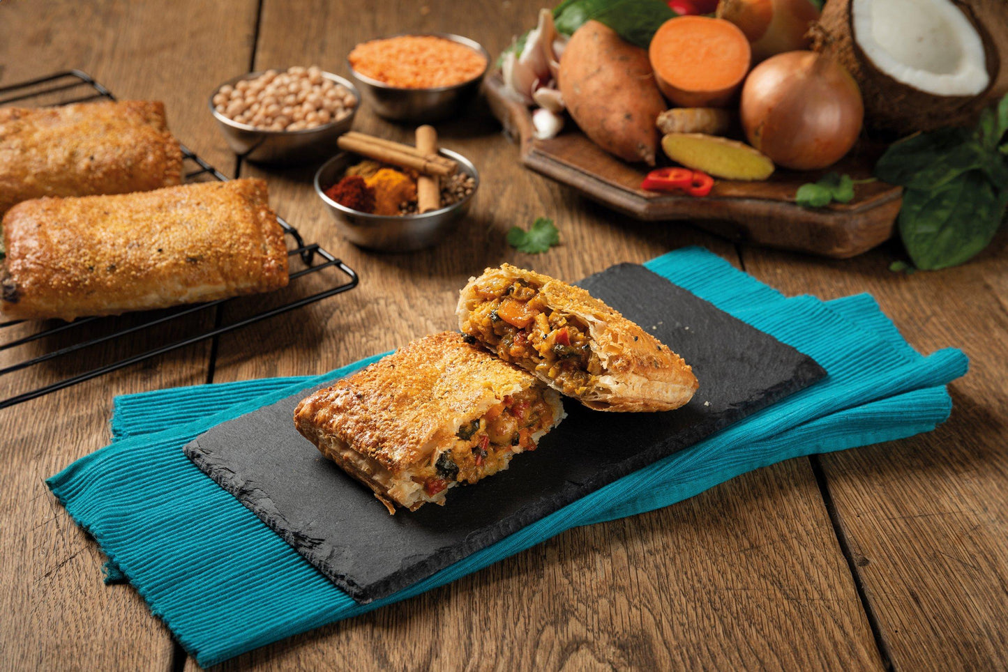Proper Cornish Chicken Masala Slice 1 x 27 Ready Meals Asetena Pa