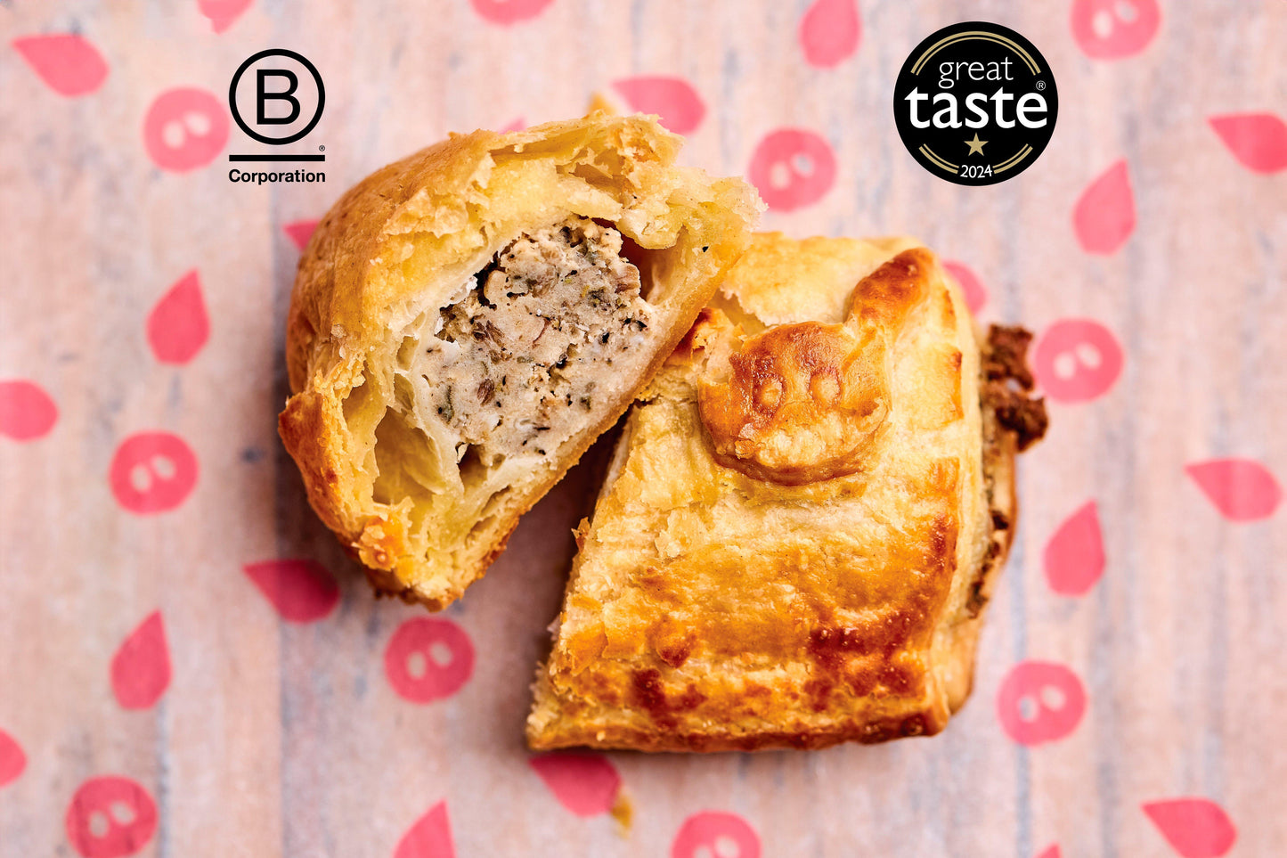 The Jolly Hog Outdoor Bred Proper Sausage Rolls 1 x 18 Ready Meals Asetena Pa