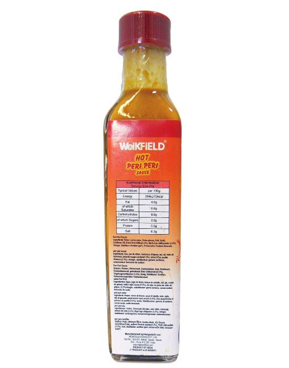 Weikfield Sauce Hot Peri Peri 6x265g