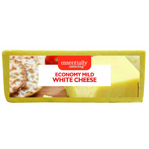 Essential Catering Ec Mild Wht Cheddar 5Kg Per Kg Per Kg × 1