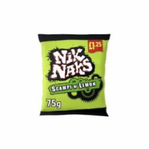 Nik Naks Scampi Lemon 20x75g