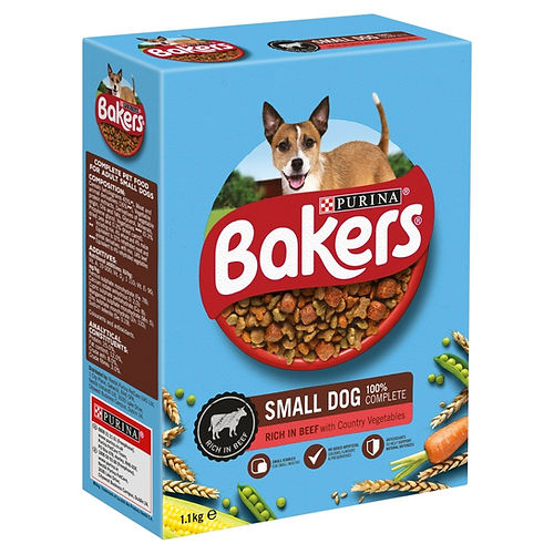 Bakers Small Dog Beef Veg & Wholegrain 5x1.1kg