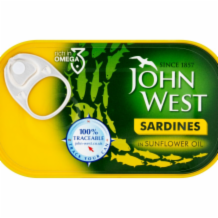 John West Sardines In Sunflower Oil 12x120g