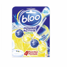 Bloo Power Active Clear Water Toilet Rim Block Lem 6x50g