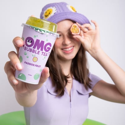 Omg Bubble Peach Black Tea 10x270ml