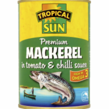 Tropical Sun Mackerel In Tomato & Chilli 12x400g