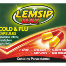 Lemsip Max Caps Pack Std 6x16's