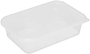 Heavy Duty Clear Microwave Container With Lid 25x500ml