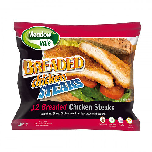 Mv Breaded Chicken Steak 12s × 1