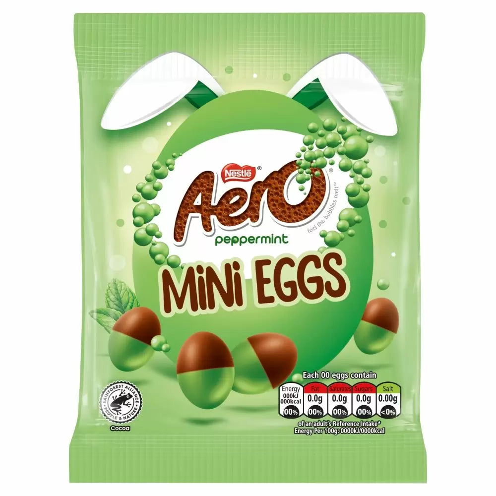 Aero Peppermint Mini Eggs Bag 12x70g