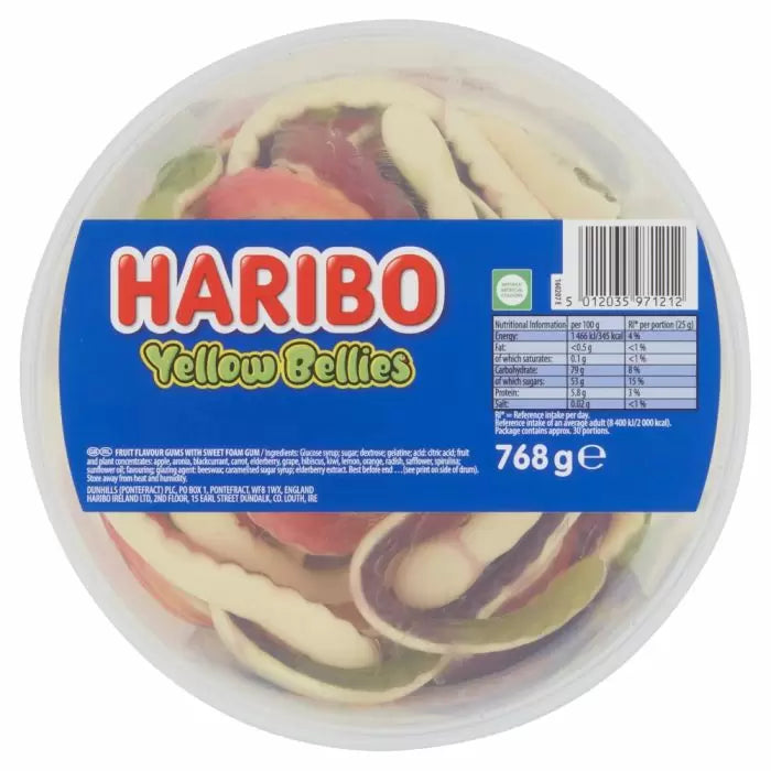 Haribo Yellow Bellies 24x768g