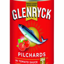 Glenryck Pilchards In Tomato Sauce 12x400g