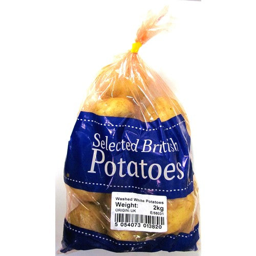 Best One Washed White Potatoes 2Kg × 10