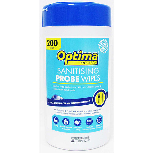 Optima Probe Sanitising Wipes 200s × 1