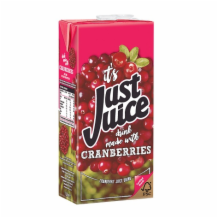 Just Juice Cranberry Tetra 12x1ltr