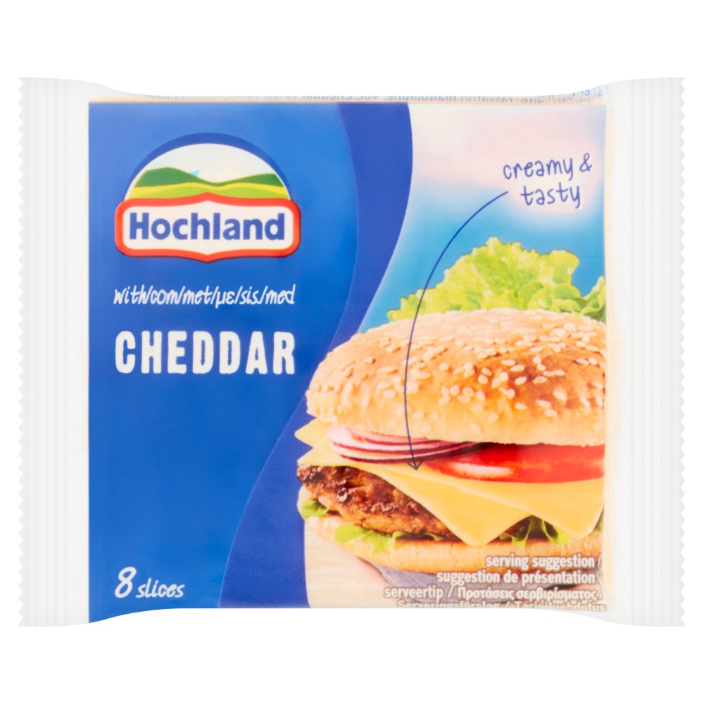 Hochland Cheddar 8 Thick Slices 200g 200g × 1