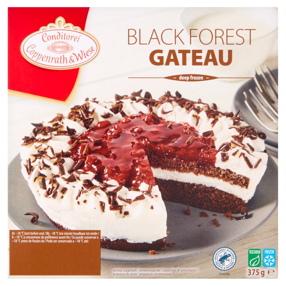 Conditorei Coppenrath & Wiese Black Forest Gateau 375g 375g × 6