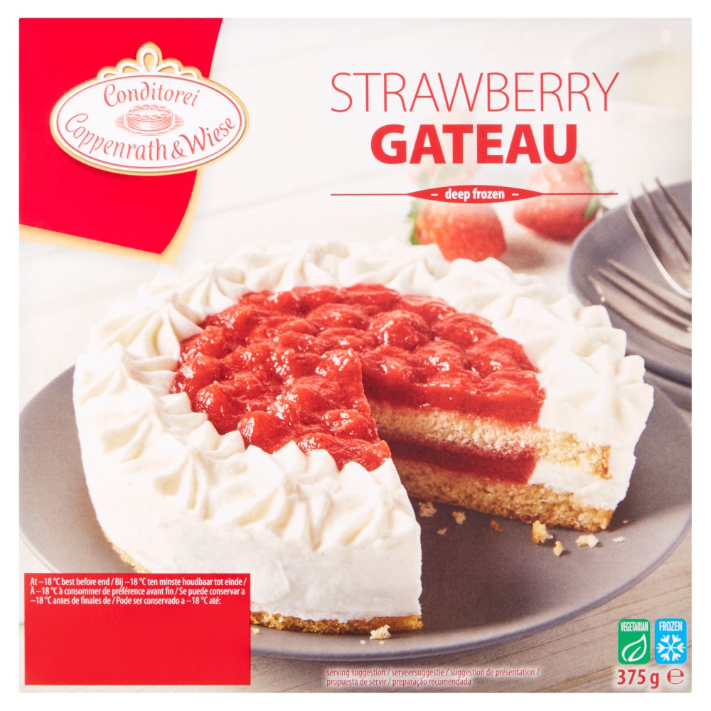 Conditorei Coppenrath & Wiese Strawberry Gateau 375g 375g × 6