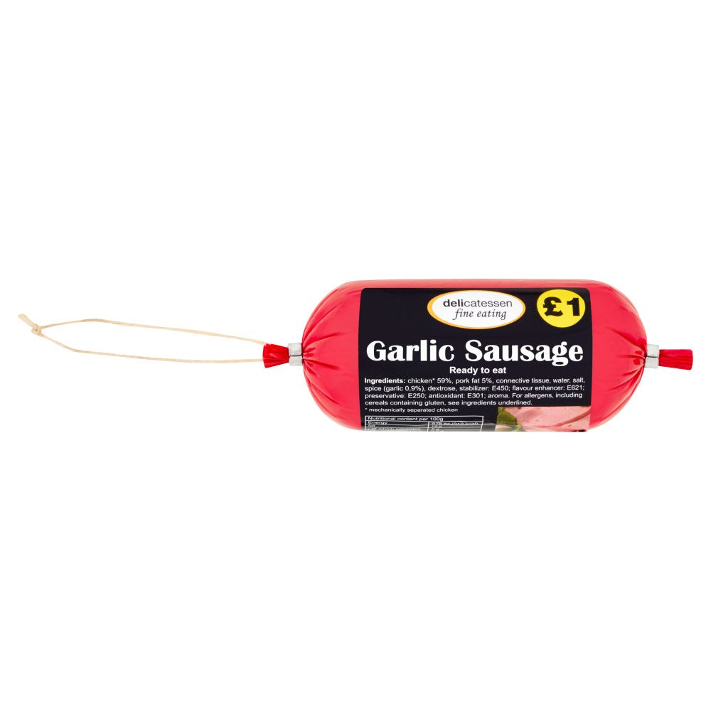 Delicatessen Fine Eating Garlic Sausage 250g 250g × 12