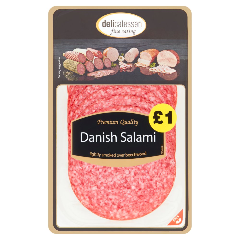 Delicatessen Fine Eating Danish Salami 80g 80g × 8