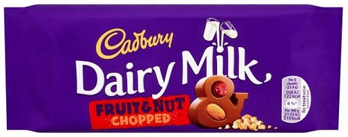 Cadbury Dairy Milk Chopped Friut&nut Block 22x95g