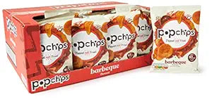 Popchips Barbeque Crisps 24x23g