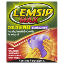 Lemsip Blackcurrant Max 6x5's