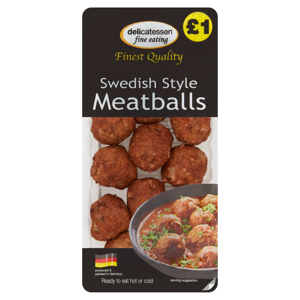 Delicatessen Fine Eating Swedish Style Meatballs 200g 200g × 1