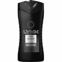 Lynx Black Shower Gel 6x225ml