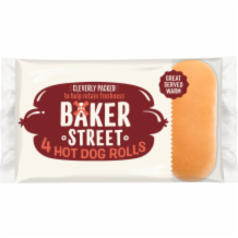 Baker Street Hot Dog Rolls 1xpack