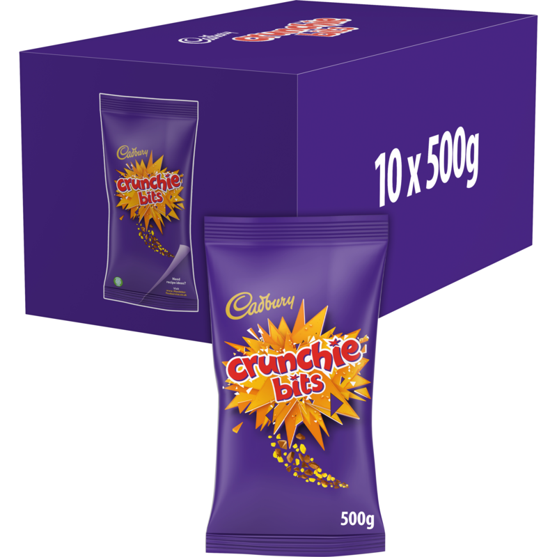 Crunchie Bits Sprinkles UNIT 1x500g . Packed 10 units to a case.
Unit Weight: 1.00 Kilos.