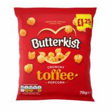 Butterkist Tofee Popcorn 15x78g