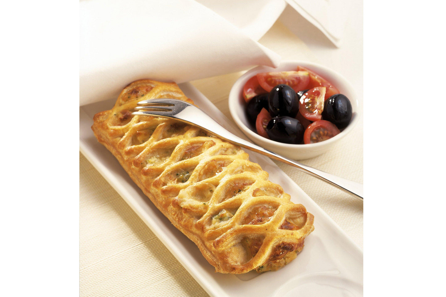 Cheese & Onion Lattice Finger 36 x 78g Ready Meals Asetena Pa