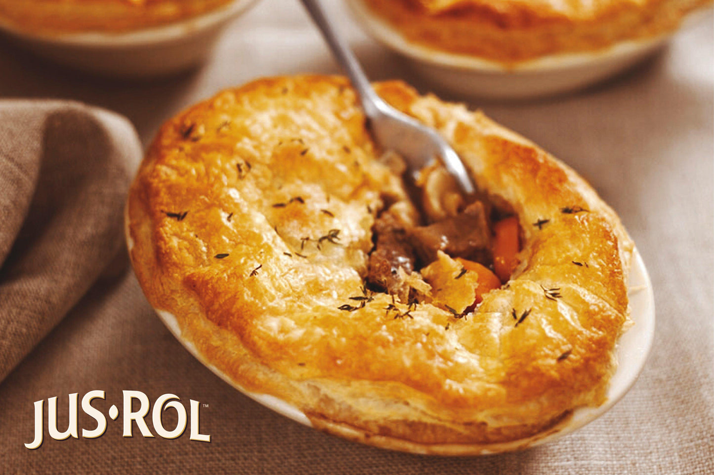Jus-Rol Puff Pastry Ovals 5.7kg 96 x 60g Ready Meals Asetena Pa
