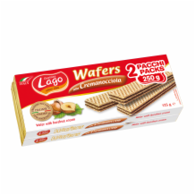 Lago Hazelnut Wafers pack 1x6001