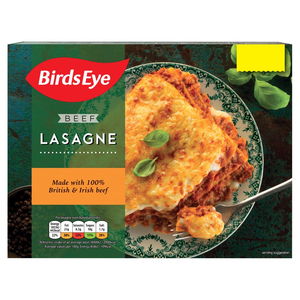 Birds Eye Beef Lasagne 400g 400g × 1