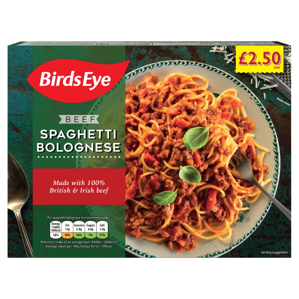 Birds Eye Beef Spaghetti Bolognese 340g 340g × 1