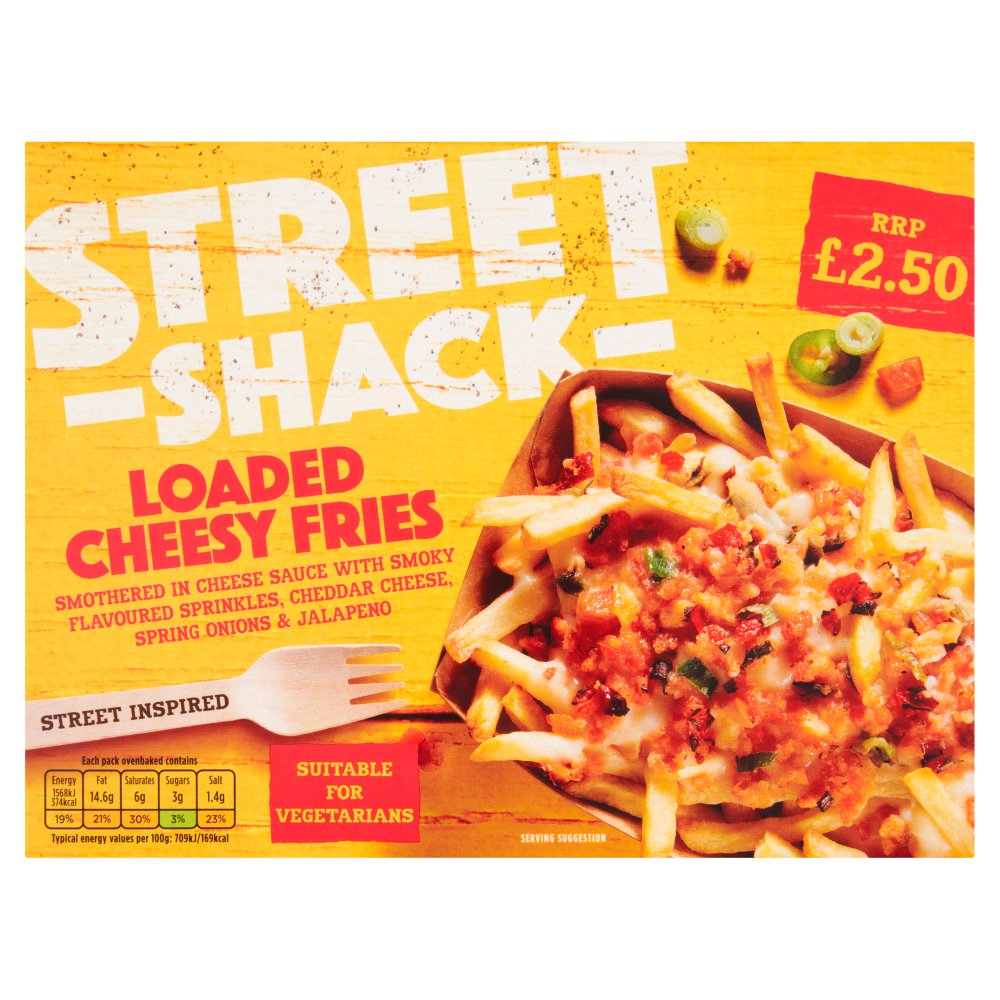 Street Shack Loaded Cheesy Fries 250g 250g × 8