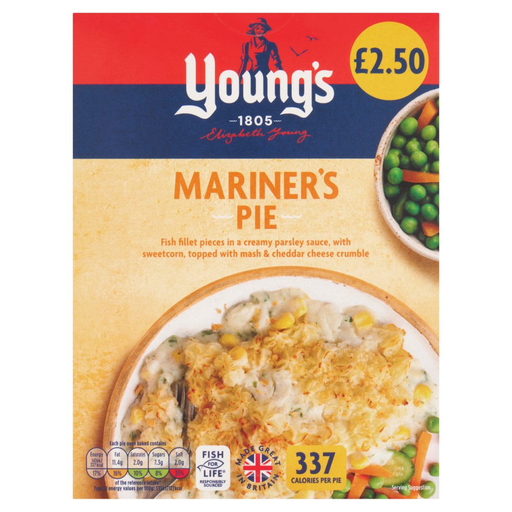 Young's Mariner's Pie 300g 300g × 12