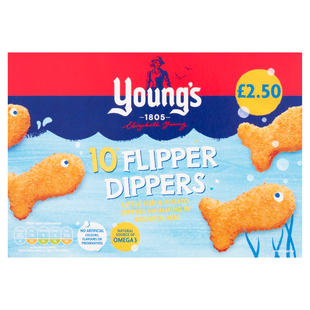 Young's 10 Flipper Dippers 250g 250g × 12
